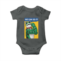 We Can Do It Rosie Frog Baby Onesie Resist Protest Parody Feminist Retro Poster - Wonder Print Shop