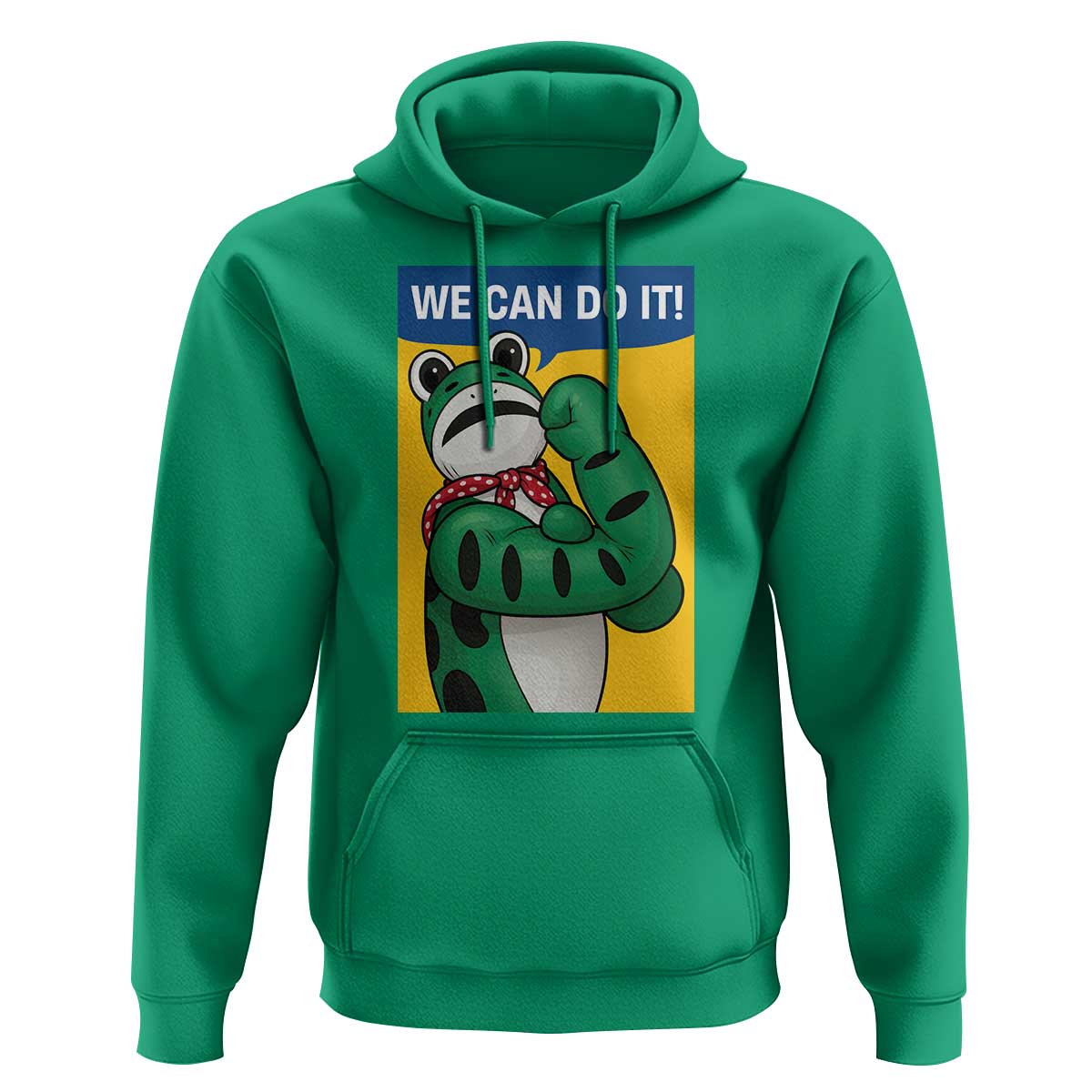 We Can Do It Rosie Frog Hoodie Resist Protest Parody Feminist Retro Poster - Wonder Print Shop