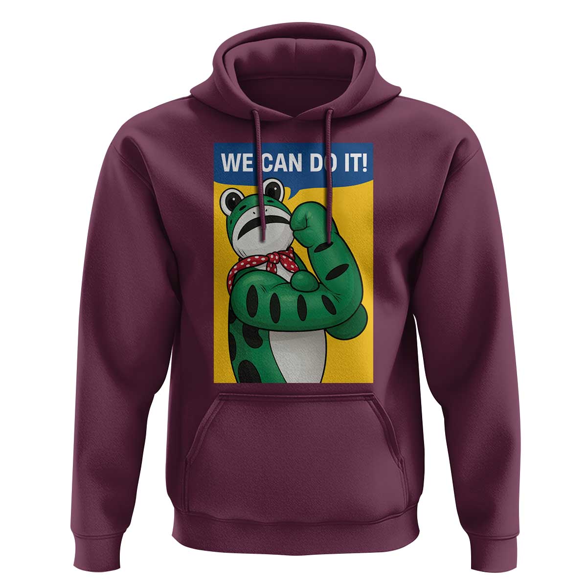 We Can Do It Rosie Frog Hoodie Resist Protest Parody Feminist Retro Poster - Wonder Print Shop
