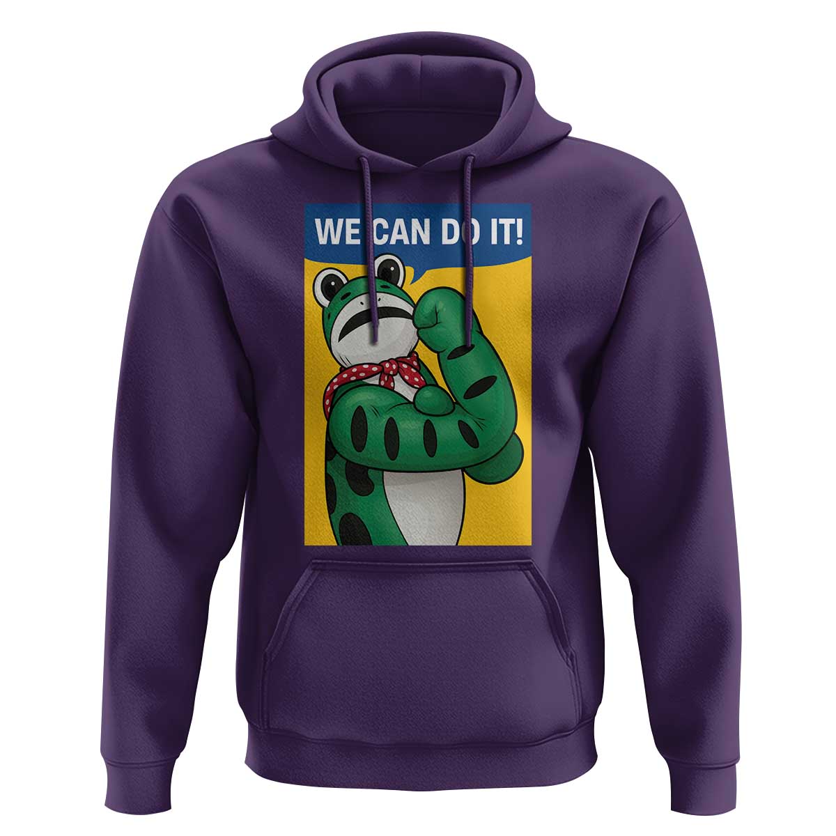 We Can Do It Rosie Frog Hoodie Resist Protest Parody Feminist Retro Poster - Wonder Print Shop