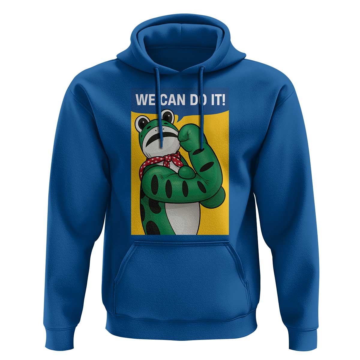 We Can Do It Rosie Frog Hoodie Resist Protest Parody Feminist Retro Poster - Wonder Print Shop