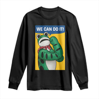 We Can Do It Rosie Frog Long Sleeve Shirt Resist Protest Parody Feminist Retro Poster - Wonder Print Shop