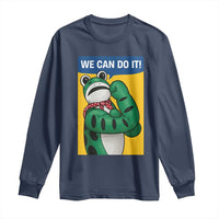 We Can Do It Rosie Frog Long Sleeve Shirt Resist Protest Parody Feminist Retro Poster - Wonder Print Shop