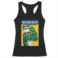 We Can Do It Rosie Frog Racerback Tank Top Resist Protest Parody Feminist Retro Poster - Wonder Print Shop