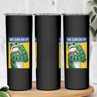 We Can Do It Rosie Frog Skinny Tumbler Resist Protest Parody Feminist Retro Poster - Wonder Print Shop