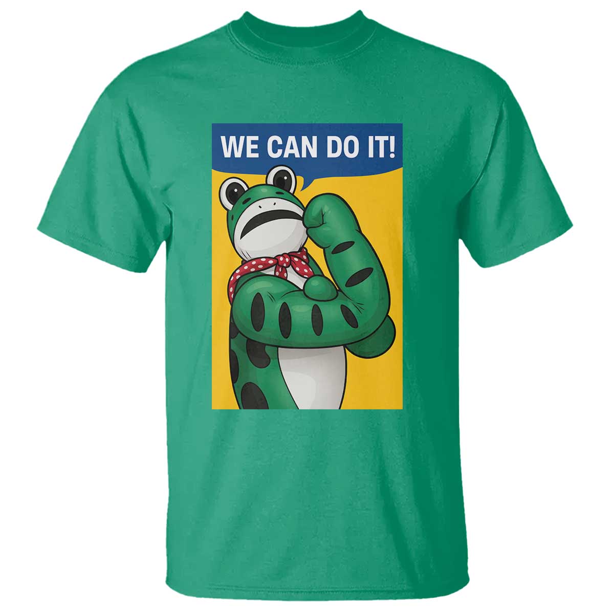 We Can Do It Rosie Frog T Shirt Resist Protest Parody Feminist Retro Poster - Wonder Print Shop