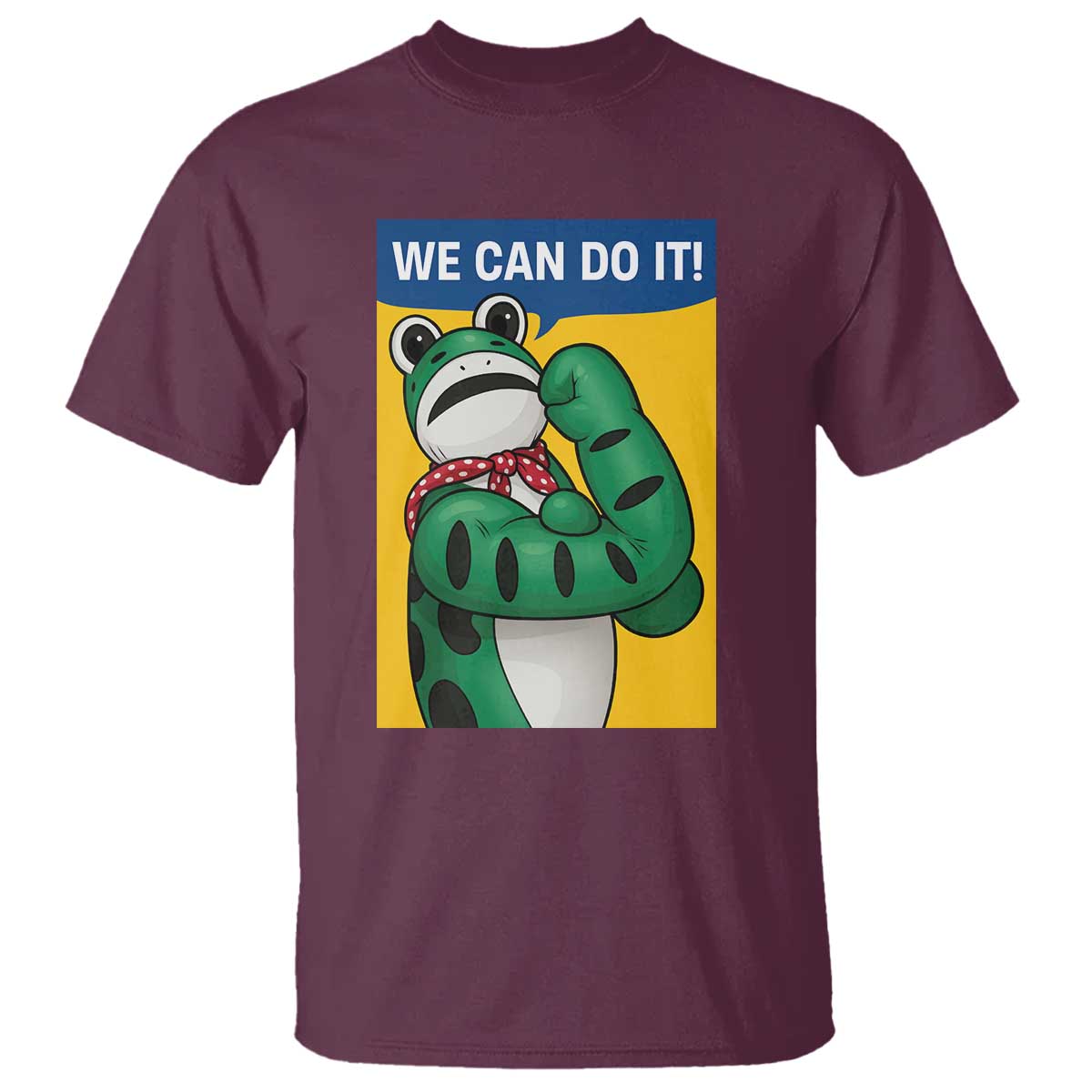 We Can Do It Rosie Frog T Shirt Resist Protest Parody Feminist Retro Poster - Wonder Print Shop