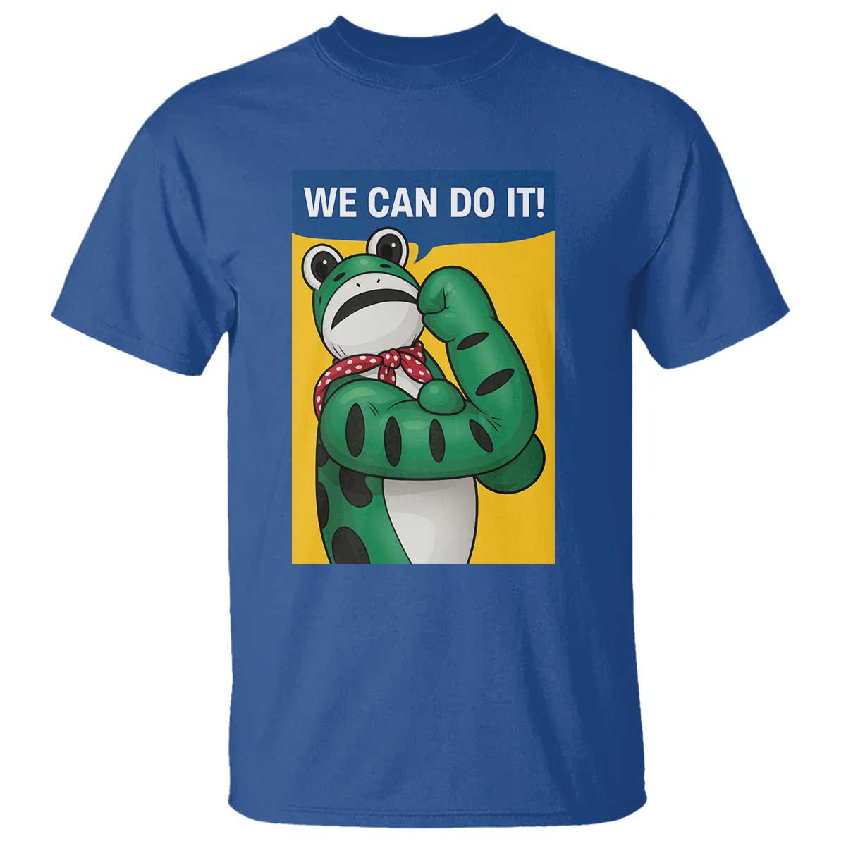 We Can Do It Rosie Frog T Shirt Resist Protest Parody Feminist Retro Poster - Wonder Print Shop