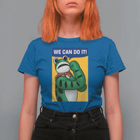 We Can Do It Rosie Frog T Shirt For Women Resist Protest Parody Feminist Retro Poster - Wonder Print Shop