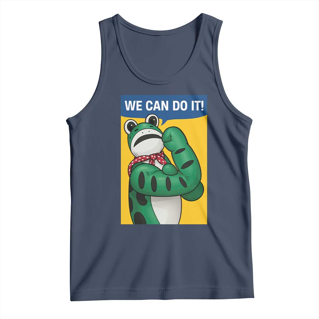 We Can Do It Rosie Frog Tank Top Resist Protest Parody Feminist Retro Poster - Wonder Print Shop