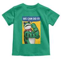 We Can Do It Rosie Frog Toddler T Shirt Resist Protest Parody Feminist Retro Poster - Wonder Print Shop