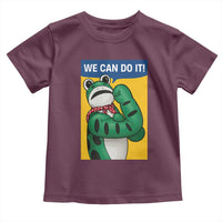 We Can Do It Rosie Frog Toddler T Shirt Resist Protest Parody Feminist Retro Poster - Wonder Print Shop