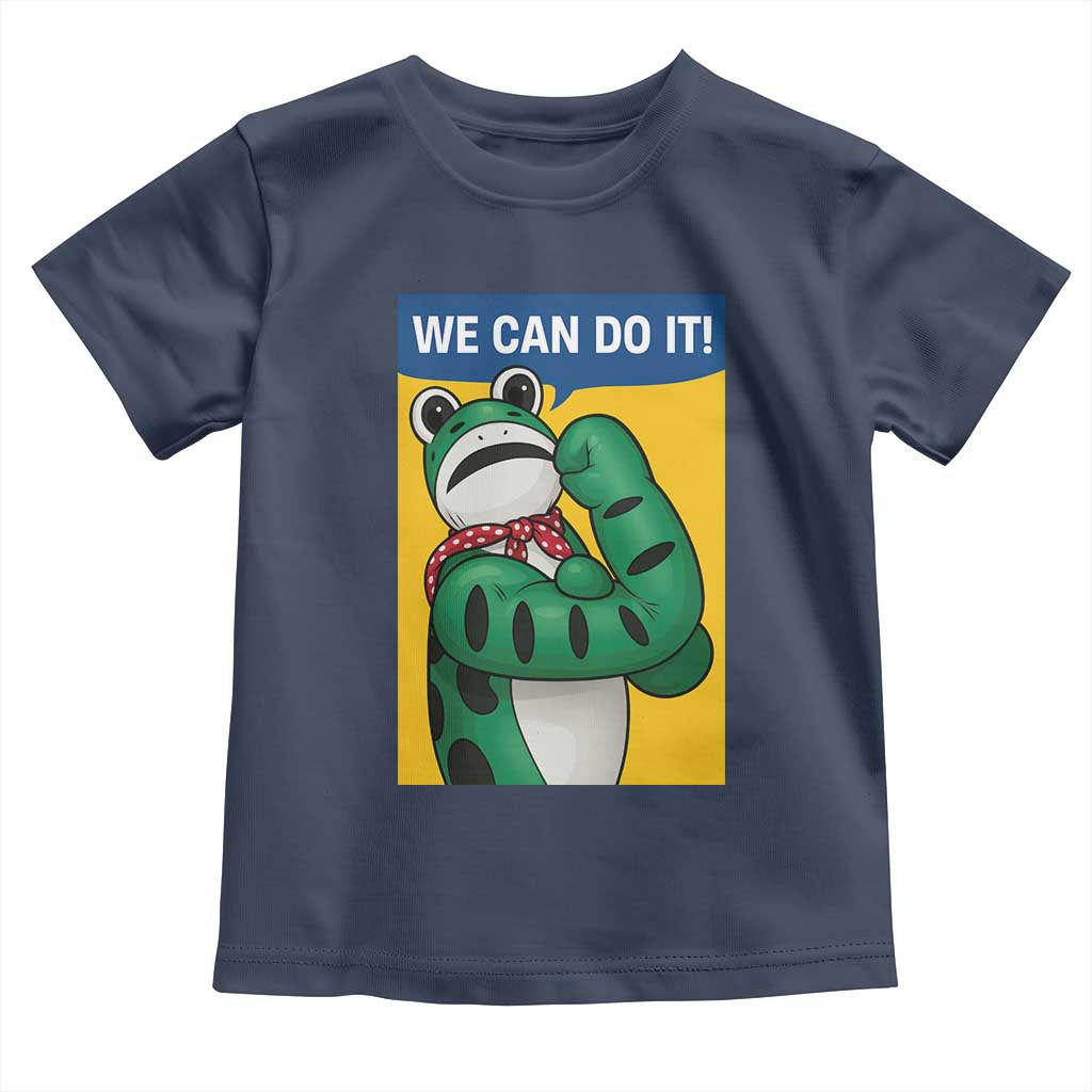 We Can Do It Rosie Frog Toddler T Shirt Resist Protest Parody Feminist Retro Poster - Wonder Print Shop
