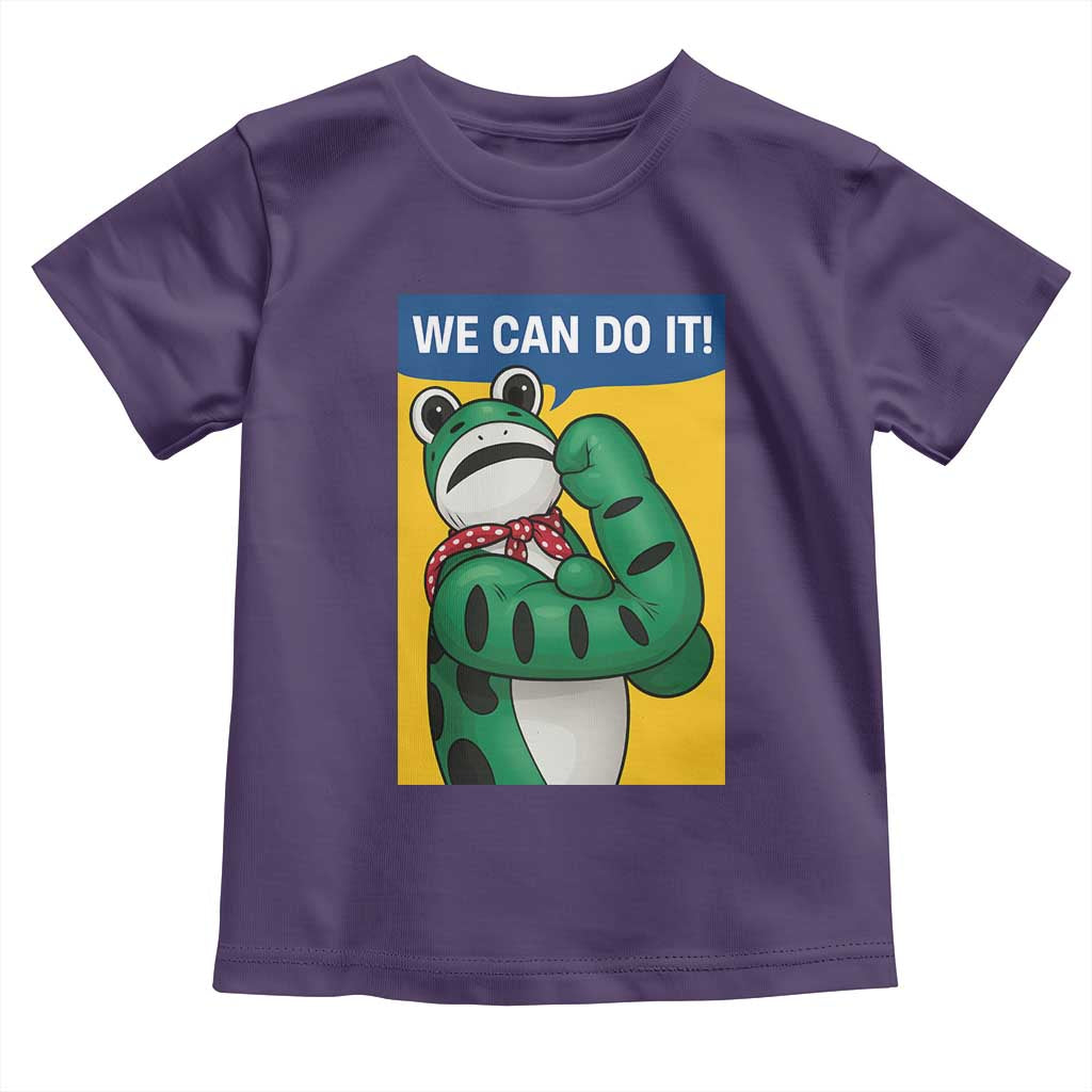 We Can Do It Rosie Frog Toddler T Shirt Resist Protest Parody Feminist Retro Poster - Wonder Print Shop