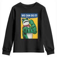 We Can Do It Rosie Frog Youth Sweatshirt Resist Protest Parody Feminist Retro Poster - Wonder Print Shop
