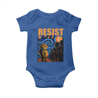 Starry Night Resist Frog Baby Onesie Resistance Protest Surreal Art Graphic - Wonder Print Shop