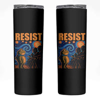Starry Night Resist Frog Skinny Tumbler Resistance Protest Surreal Art Graphic - Wonder Print Shop