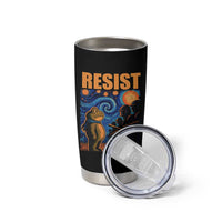 Starry Night Resist Frog Tumbler Cup Resistance Protest Surreal Art Graphic - Wonder Print Shop