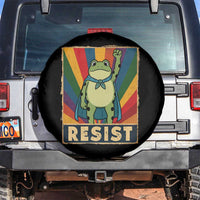 Rainbow Resist Frog Spare Tire Cover Portland Pride and Protest Resistance - Wonder Print Shop