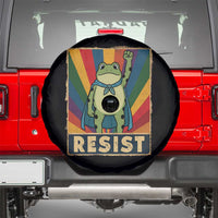 Rainbow Resist Frog Spare Tire Cover Portland Pride and Protest Resistance - Wonder Print Shop