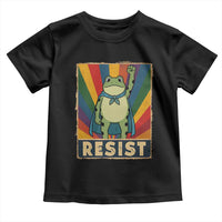 Rainbow Resist Frog Toddler T Shirt Portland Pride and Protest Resistance - Wonder Print Shop