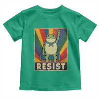 Rainbow Resist Frog Toddler T Shirt Portland Pride and Protest Resistance - Wonder Print Shop