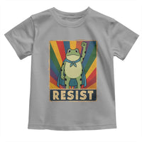 Rainbow Resist Frog Toddler T Shirt Portland Pride and Protest Resistance - Wonder Print Shop
