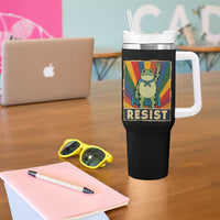 Rainbow Resist Frog Tumbler With Handle Portland Pride and Protest Resistance - Wonder Print Shop