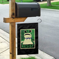 Frog Resist Poster Graphic Garden Flag Portland Resistance Protest Minimalist - Wonder Print Shop
