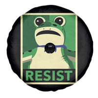 Frog Resist Poster Graphic Spare Tire Cover Portland Resistance Protest Minimalist - Wonder Print Shop