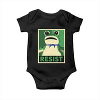 Frog Resist Poster Graphic Baby Onesie Portland Resistance Protest Minimalist - Wonder Print Shop