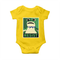 Frog Resist Poster Graphic Baby Onesie Portland Resistance Protest Minimalist - Wonder Print Shop