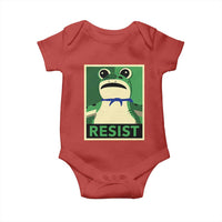 Frog Resist Poster Graphic Baby Onesie Portland Resistance Protest Minimalist - Wonder Print Shop