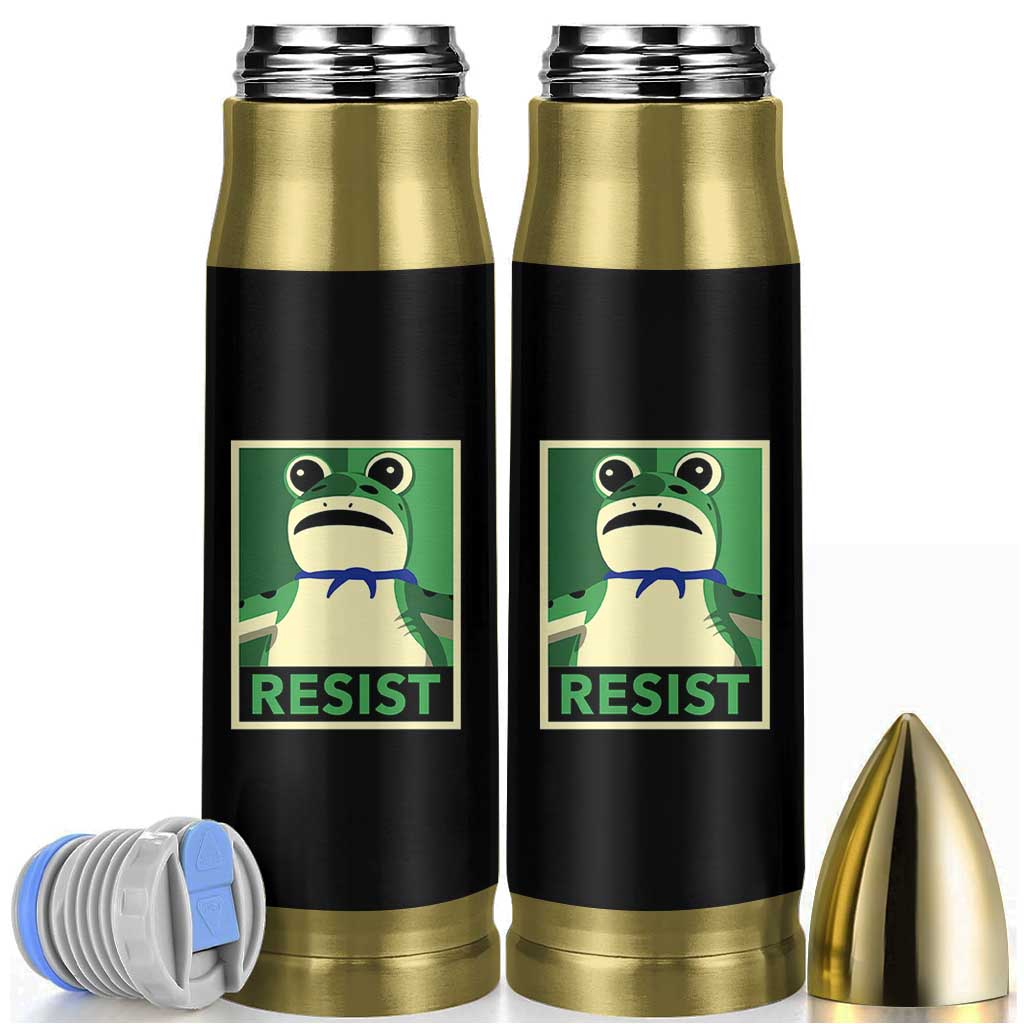Frog Resist Poster Graphic Bullet Tumbler Portland Resistance Protest Minimalist - Wonder Print Shop