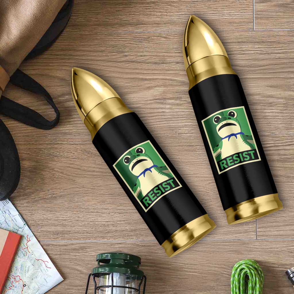Frog Resist Poster Graphic Bullet Tumbler Portland Resistance Protest Minimalist - Wonder Print Shop
