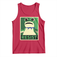 Frog Resist Poster Graphic Tank Top Portland Resistance Protest Minimalist - Wonder Print Shop