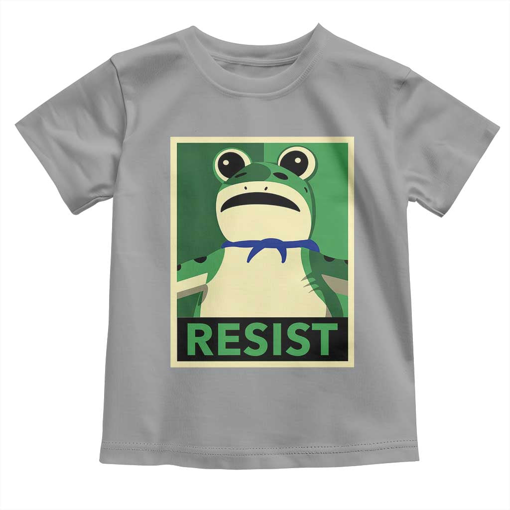 Frog Resist Poster Graphic Toddler T Shirt Portland Resistance Protest Minimalist - Wonder Print Shop