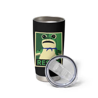Frog Resist Poster Graphic Tumbler Cup Portland Resistance Protest Minimalist - Wonder Print Shop
