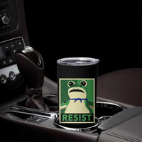 Frog Resist Poster Graphic Tumbler Cup Portland Resistance Protest Minimalist - Wonder Print Shop