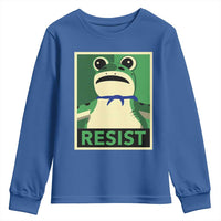 Frog Resist Poster Graphic Youth Sweatshirt Portland Resistance Protest Minimalist - Wonder Print Shop