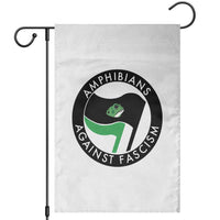 Amphibians Against Fascism Garden Flag Anti-Fascist Frog Logo Portland Protest - Wonder Print Shop