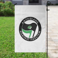 Amphibians Against Fascism Garden Flag Anti-Fascist Frog Logo Portland Protest - Wonder Print Shop