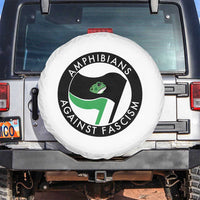 Amphibians Against Fascism Spare Tire Cover Anti-Fascist Frog Logo Portland Protest - Wonder Print Shop