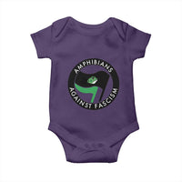 Amphibians Against Fascism Baby Onesie Anti-Fascist Frog Logo Portland Protest - Wonder Print Shop