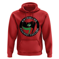 Amphibians Against Fascism Hoodie Anti-Fascist Frog Logo Portland Protest - Wonder Print Shop