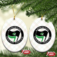 Amphibians Against Fascism Ceramic Ornament Anti-Fascist Frog Logo Portland Protest - Wonder Print Shop