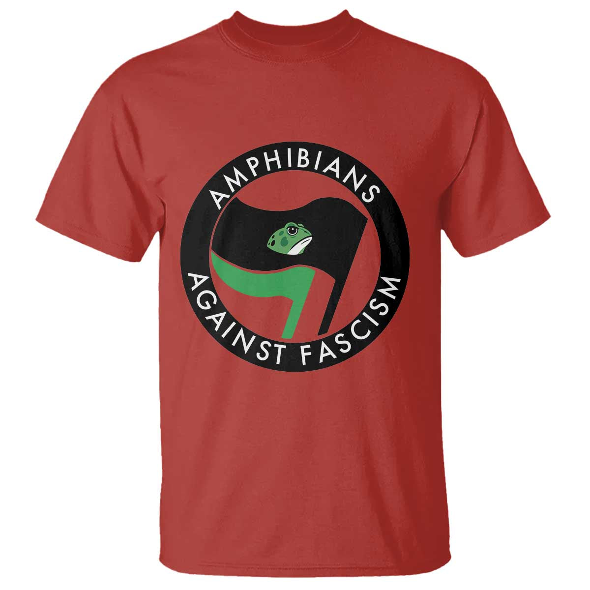 Amphibians Against Fascism T Shirt Anti-Fascist Frog Logo Portland Protest - Wonder Print Shop
