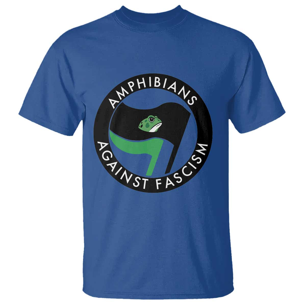 Amphibians Against Fascism T Shirt Anti-Fascist Frog Logo Portland Protest - Wonder Print Shop