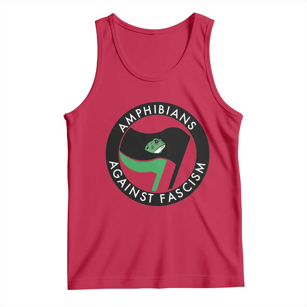 Amphibians Against Fascism Tank Top Anti-Fascist Frog Logo Portland Protest - Wonder Print Shop