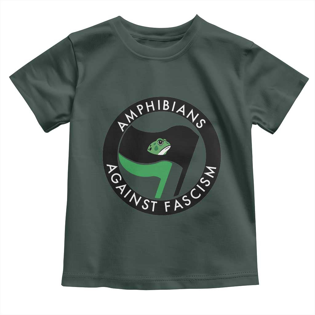 Amphibians Against Fascism Toddler T Shirt Anti-Fascist Frog Logo Portland Protest - Wonder Print Shop